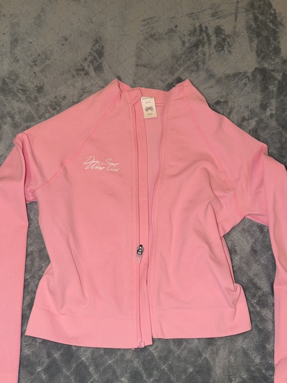 Darc Sport Pink Zip-Up Bomber Jacket